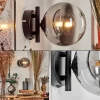 Applique murale - Verre Chehalis Clair, Fumé, 1 lumière