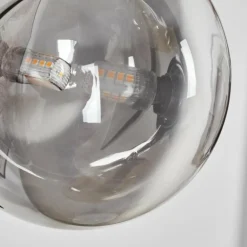 Applique murale - Verre Chehalis Ambre, Fumé, 3 lumières