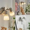 Applique murale Villaseca LED Nickel mat, 2 lumières