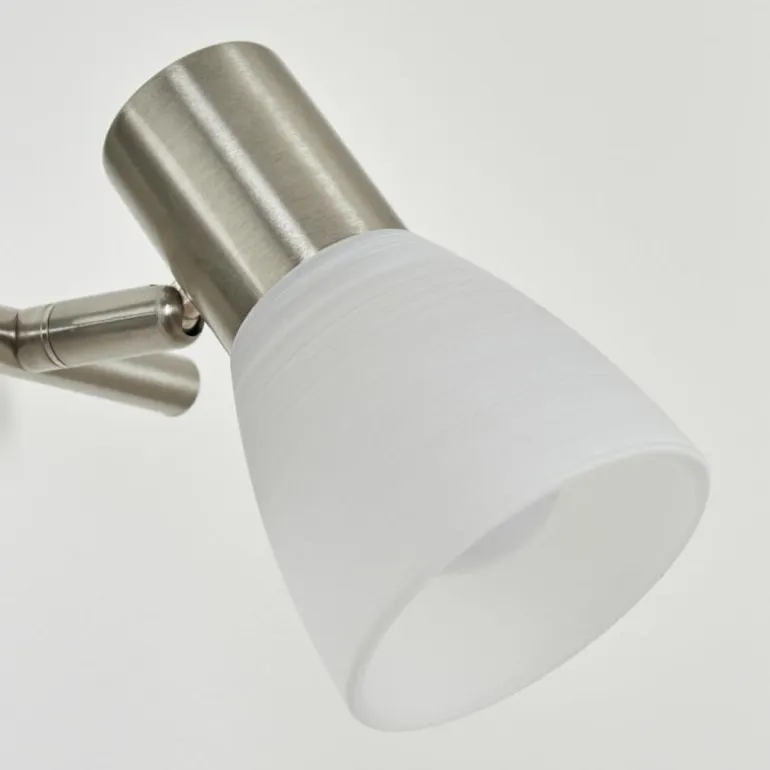 Applique murale Villaseca LED Nickel mat, 2 lumières