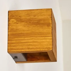 Applique murale Adak LED Bois foncé, 1 lumière