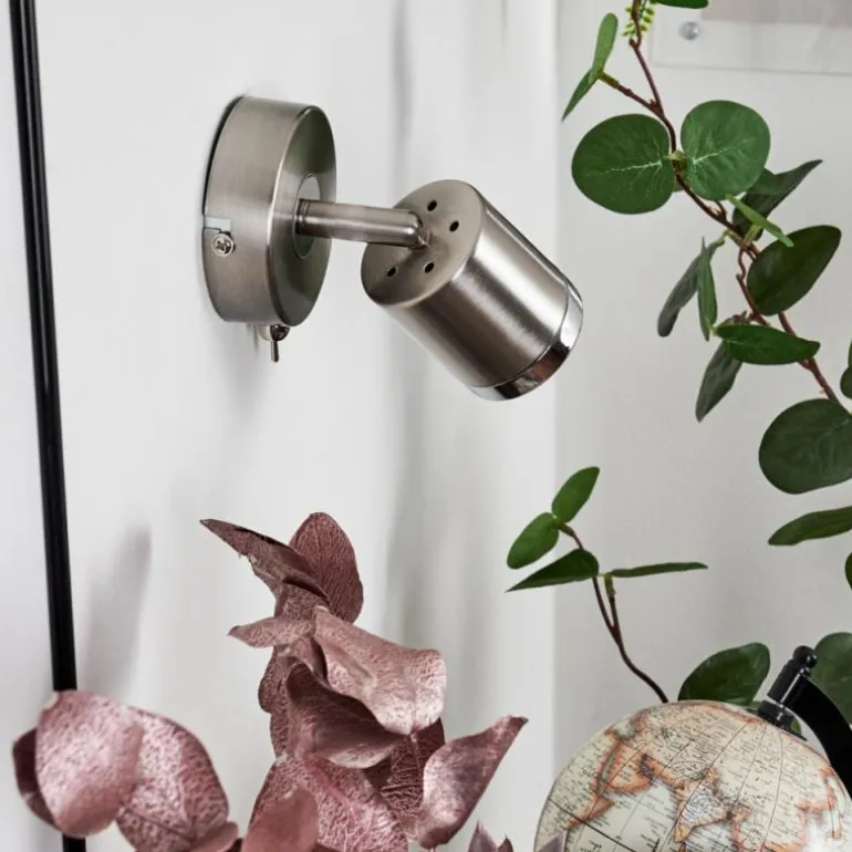 Applique murale Autilla LED Nickel mat, 1 lumière