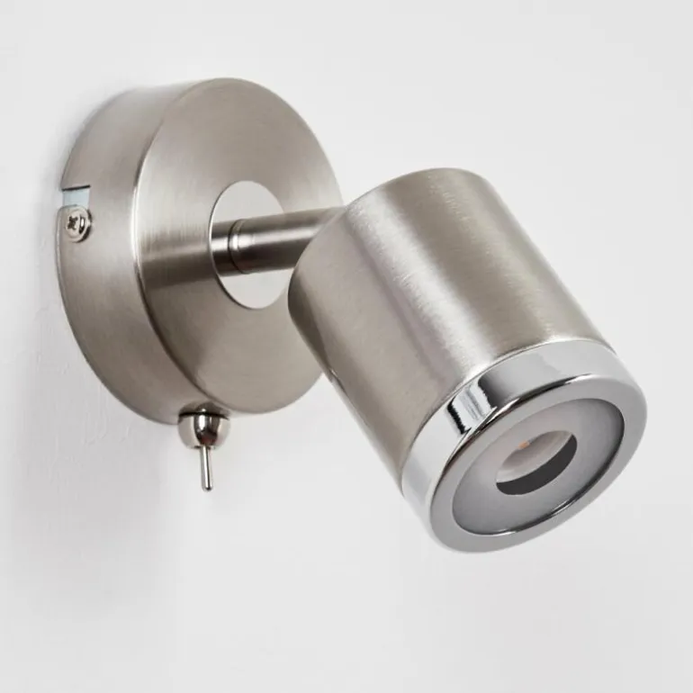 Applique murale Autilla LED Nickel mat, 1 lumière
