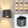 Applique murale Badajoz LED Anthracite, 1 lumière