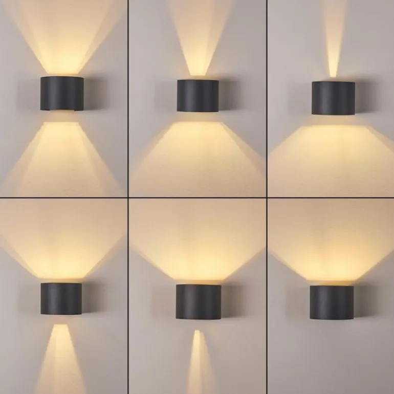 Applique murale Badajoz LED Anthracite, 1 lumière