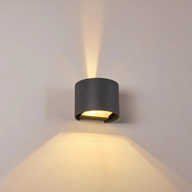 Applique murale Badajoz LED Anthracite, 1 lumière