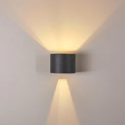 Applique murale Badajoz LED Anthracite, 1 lumière