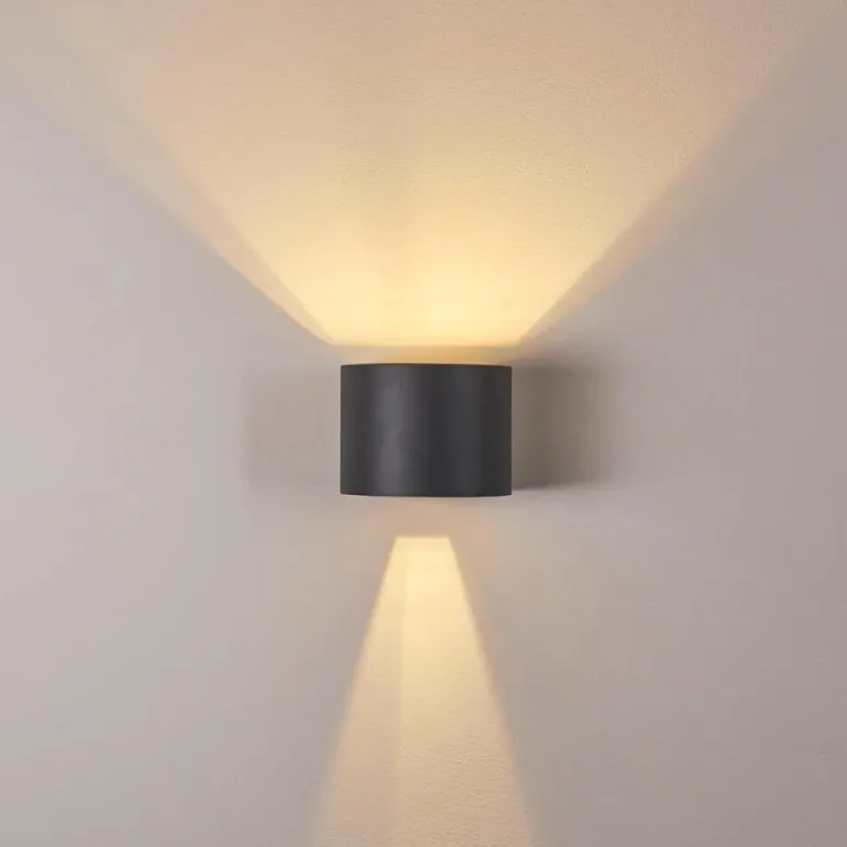 Applique murale Badajoz LED Anthracite, 1 lumière