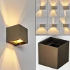 Applique murale Badajoz LED Brun, 1 lumière