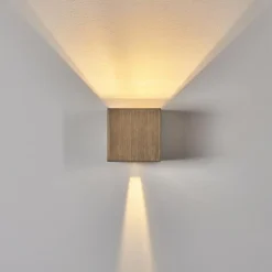 Applique murale Badajoz LED Brun, 1 lumière