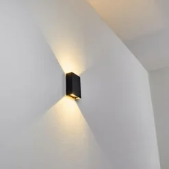 Applique murale Benin LED Noir, 1 lumière