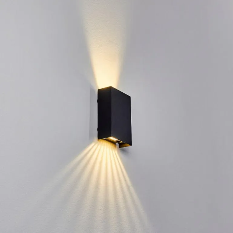 Applique murale Benin LED Noir, 1 lumière