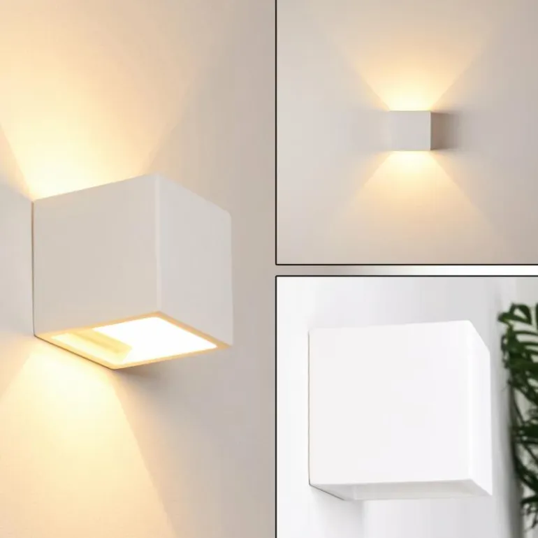 Applique murale Braslo Blanc, 1 lumière