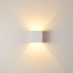 Applique murale Braslo Blanc, 1 lumière