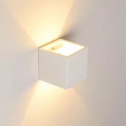 Applique murale Braslo Blanc, 1 lumière