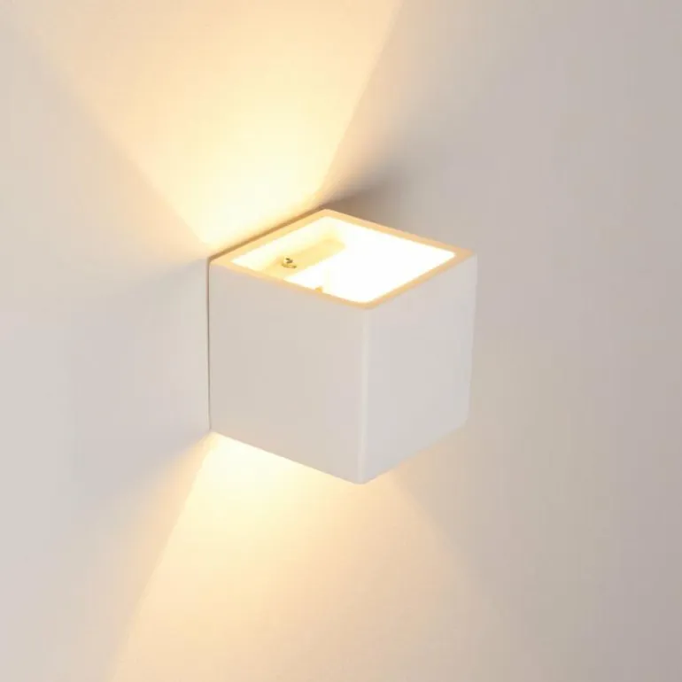 Applique murale Braslo Blanc, 1 lumière