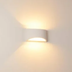 Applique murale Braslo Blanc, 1 lumière