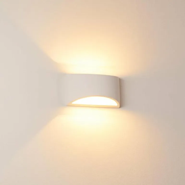 Applique murale Braslo Blanc, 1 lumière