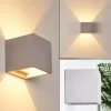 Applique murale Braslo Gris, 1 lumière