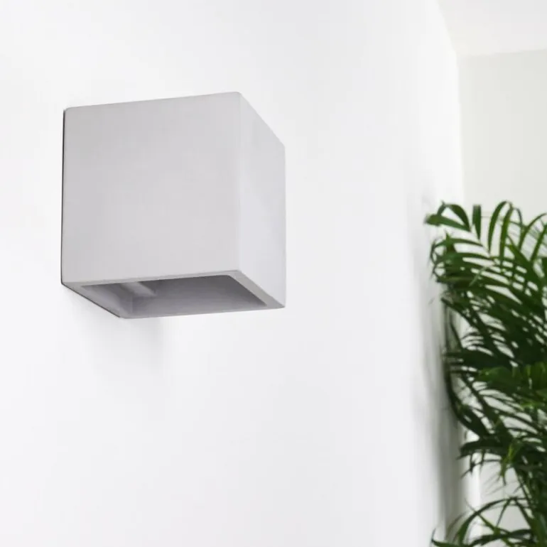 Applique murale Braslo Gris, 1 lumière