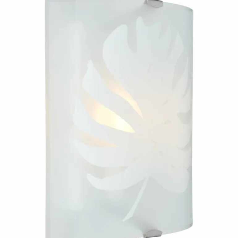 Applique murale Brilliant Uja Argenté, 1 lumière