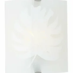 Applique murale Brilliant Uja Argenté, 1 lumière