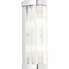 Applique murale Brillliant Lemont Argenté, 2 lumières