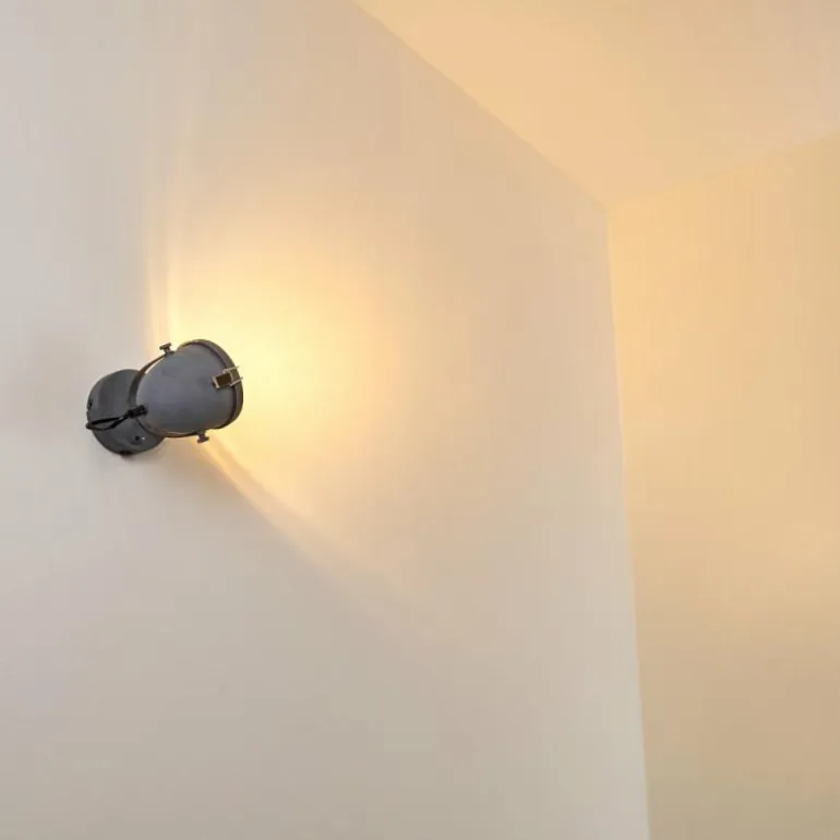 Applique murale Butikon Gris, 1 lumière