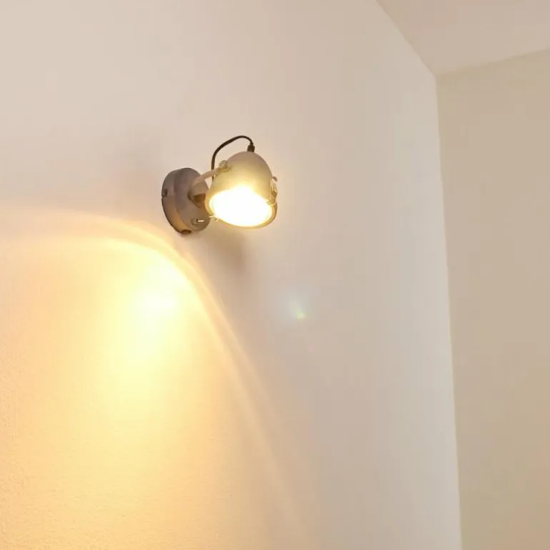 Applique murale Butikon Gris, 1 lumière