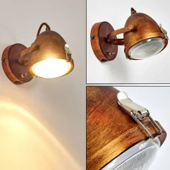 Applique murale Butikon Rouille, 1 lumière