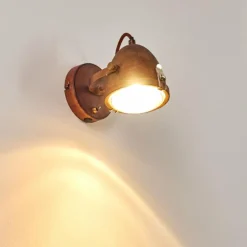 Applique murale Butikon Rouille, 1 lumière