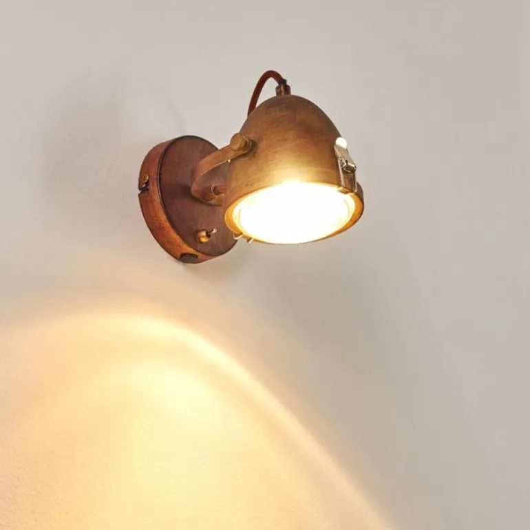 Applique murale Butikon Rouille, 1 lumière