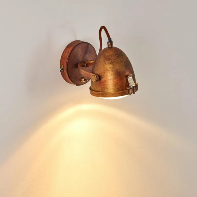 Applique murale Butikon Rouille, 1 lumière