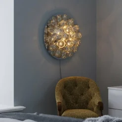 Applique murale By Rydens Gross Chrome, 8 lumières
