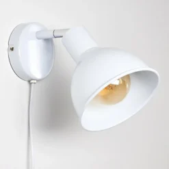 Applique murale Caney Blanc, 1 lumière
