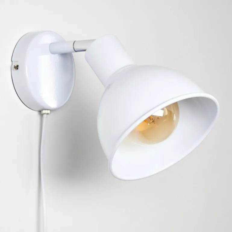 Applique murale Caney Blanc, 1 lumière