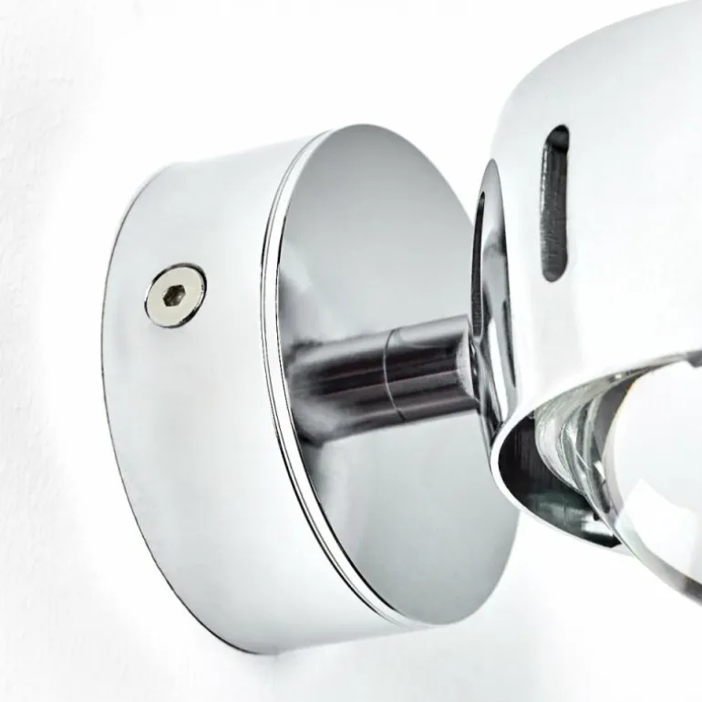 Applique murale chrome Sapri Chrome, 1 lumière