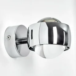 Applique murale chrome Sapri Chrome, 1 lumière