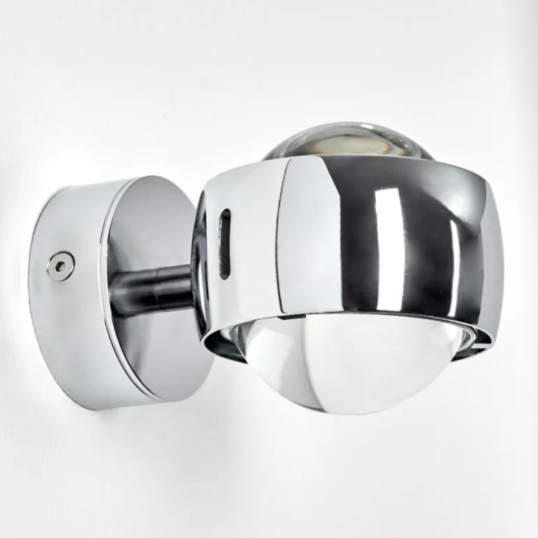 Applique murale chrome Sapri Chrome, 1 lumière