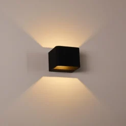 Applique murale Chuitna LED Noir, 1 lumière
