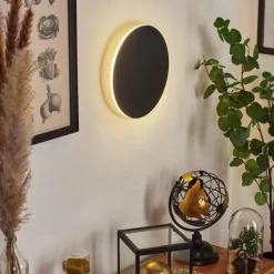 Applique murale Comallo LED Noir, Blanc, 1 lumière