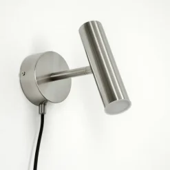 Applique murale Dalheim LED Nickel mat, 1 lumière
