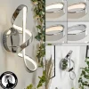 Applique murale Dauntey LED Chrome, Blanc, 1 lumière