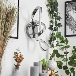 Applique murale Dauntey LED Chrome, Blanc, 1 lumière