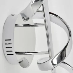 Applique murale Dauntey LED Chrome, Blanc, 1 lumière