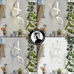 Applique murale Dauntey LED Blanc, 1 lumière