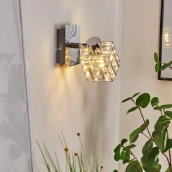 Applique murale Desrue Chrome, Argenté, 1 lumière
