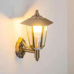 Applique murale d'extérieur Moskau Acier inoxydable, 1 lumière