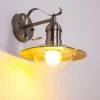 Applique murale d'extérieur Broni Acier inoxydable, 1 lumière
