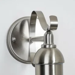 Applique murale d'extérieur Broni Acier inoxydable, 1 lumière